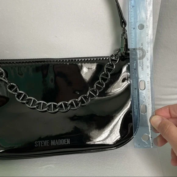BSISTER Steve Madden Shoulder Bag Black - Picture 5 of 12